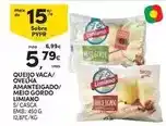 Continente Limiano - queijo vaca/ ovelha amanteigado/ meio gordo promoção