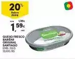 Continente Santiago - queijo fresco barrear original promoção
