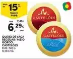 Continente Castelões - queijo de vaca regular/meio promoção