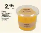 Continente Continente - sopa de legumes cozinha promoção
