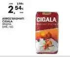 Continente Cigala - arroz basmati promoção