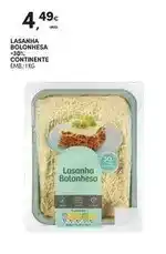 Continente Continente - lasanha bolonhesa promoção