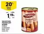 Continente Nobre - salsichas frankfurt promoção