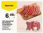 Continente Mix - salsicha de porco continente promoção