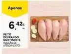 Continente Continente - peito de frango promoção