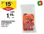 Continente Continente - linguiça extra continénte promoção