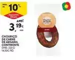 Continente Continente - chourico de carne de argamil promoção