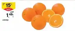 Continente Laranja promoção