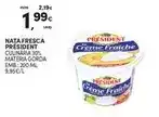 Continente Président - nata fresca promoção