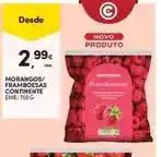 Continente Continente - morangos/frambões promoção