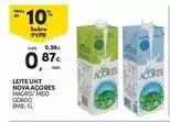 Continente Nova açores - leite uht promoção