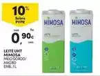Continente Mimosa - leite uht promoção