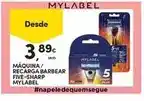 Continente Mylabel - maquina/ recargga barbear five-sharp promoção