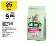 Continente Ultima - alimento seco p/gato promoção