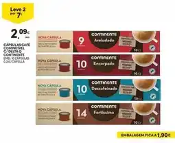 Continente Continente - càpsulas café compatiné c'offèto promoção
