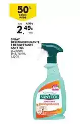 Continente Sanytol - spray desengordurante e desinfetante promoção