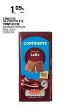 Continente Continente - tablettes de chocolate promoção
