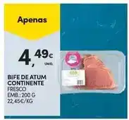 Continente Continente - bife de atum promoção