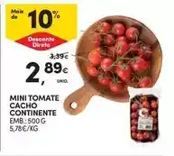 Continente Mini - tomate cacho continente promoção