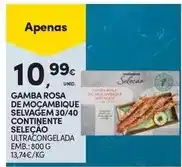 Continente Seleção du chef - gamba rosa de mocambique selvagem 30/40 continente selecao promoção