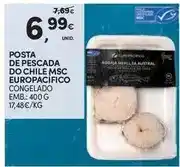 Continente Posta de pescada do chile msc europacifico promoção