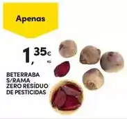 Continente Beterraba s/rama zero residuo de pesticidas promoção