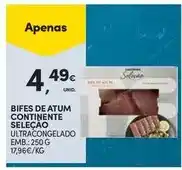 Continente Seleção du chef - bifes de atum continente promoção