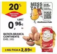 Continente Continente - batata branca promoção