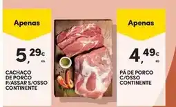 Continente Continente - cachaco de porco p/assar s/sosso promoção