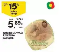 Continente Alvelhe - queijo de vaca e ovelha promoção