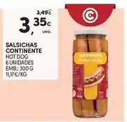 Continente Continente - salsichas promoção