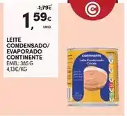 Continente Continente - leite condensado/ evaporado promoção