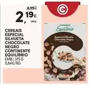 Continente Continente - cereais especial silhueta chocolate negro promoção