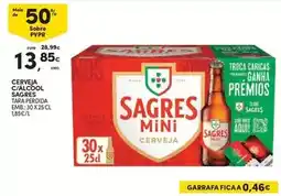 Continente Sagres - cerveja promoção