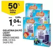 Continente Condi - gelatina em po light promoção