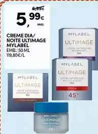 Continente Mylabel - creme dia/noite ultimage promoção