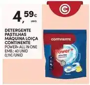 Continente Continente - detergente pastilhas maquina loica promoção