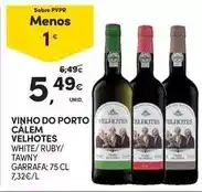Continente Calém velhotes - vinho do porto promoção