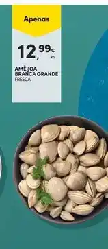 Continente Ameijoa branca grande fresca promoção