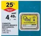 Continente Bio - caracol cozido branco bio promoção