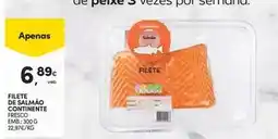 Continente Continente - filete de salmão promoção
