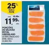 Continente Royal - porções de salmão promoção