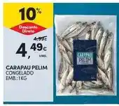 Continente Carapau pelim promoção