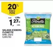Continente Florette - salada iceberg promoção