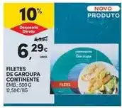 Continente Continente - filetes de garoupa promoção