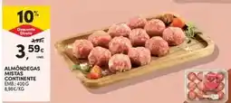 Continente Continente - almondegas mista promoção