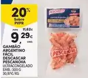 Continente Pescanova - gambão argentino promoção