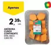 Continente Continente - abóbora cubos promoção