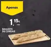 Continente Baguete de cereais promoção