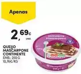 Continente Continente - queijo mascarpone promoção